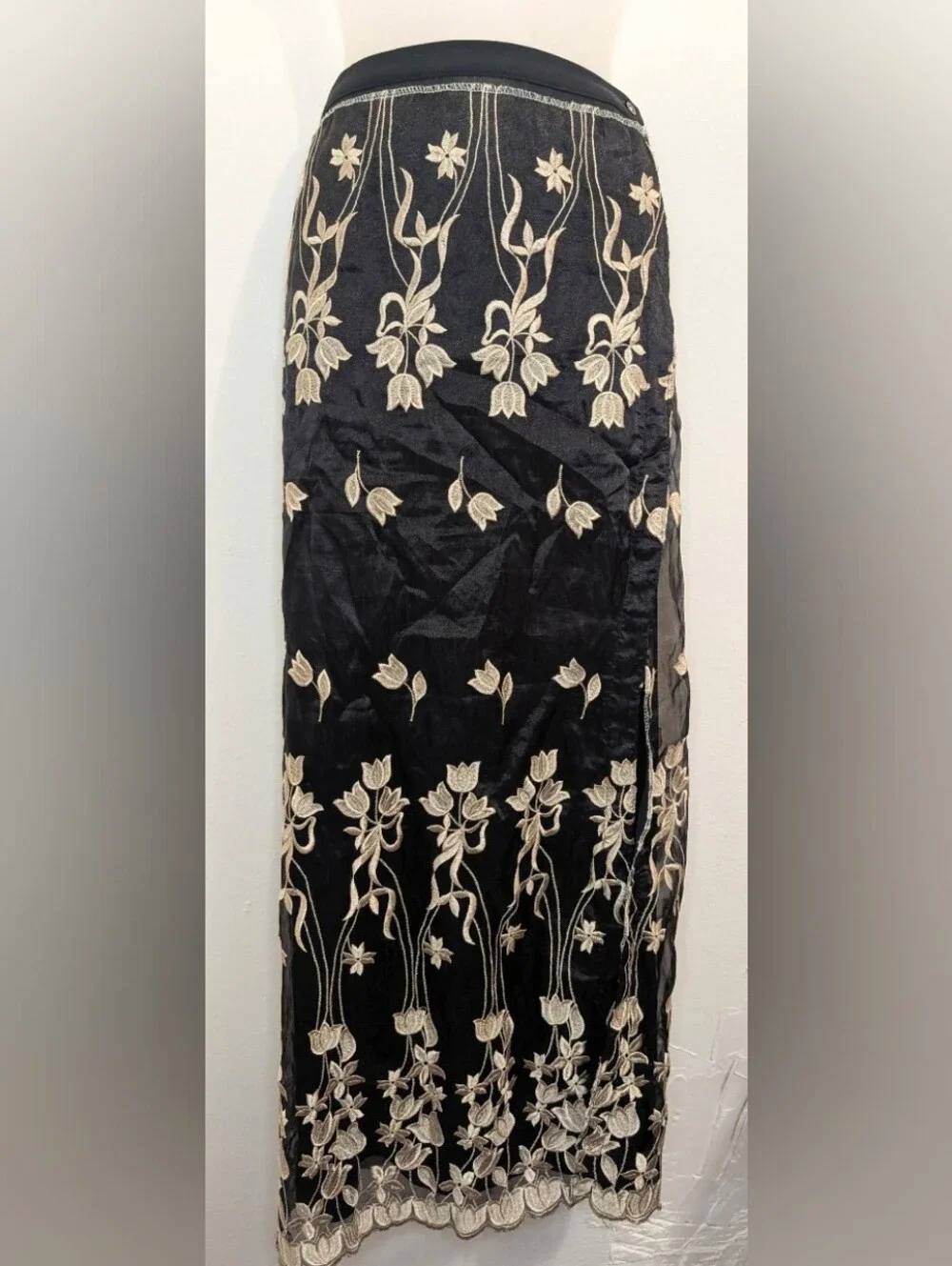 VTG Richmond Denim Y2K Whimsigoth Dark Romantic Witchy Feminine Chic Skirt 2